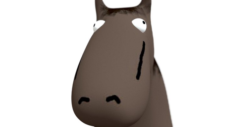 Funny Horse 3D Model
