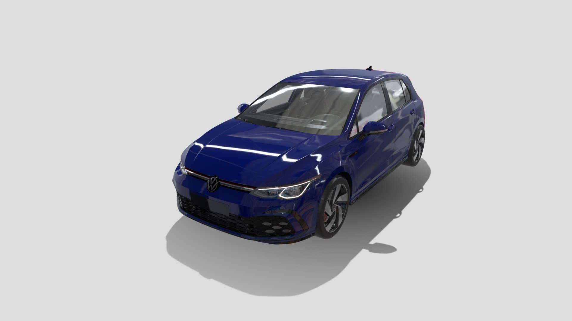 Volkswagen golf 8 R 2022 | 3D model