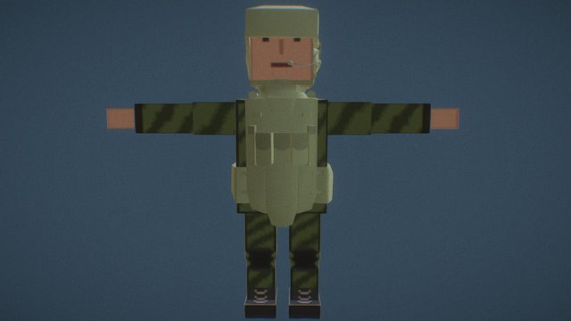 Turk_Soldier_10 3D Model