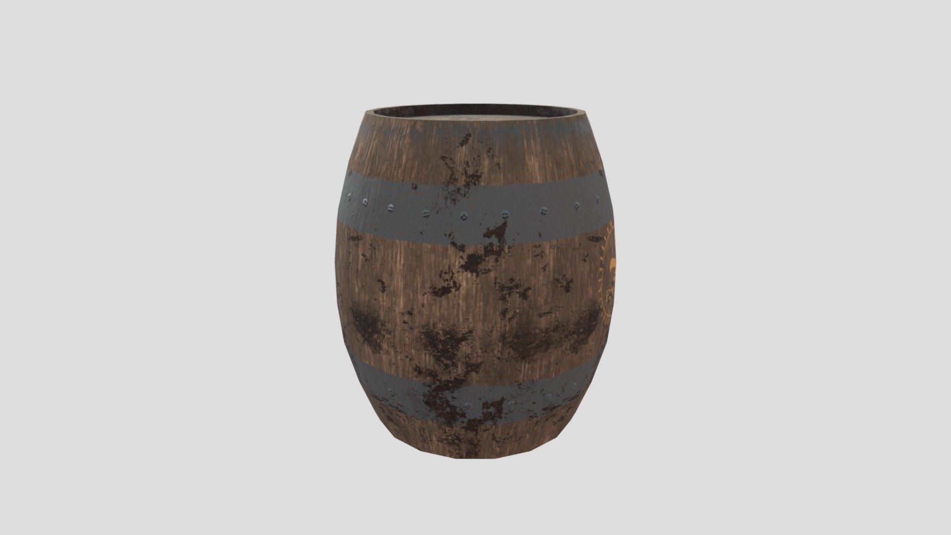 Rusted Barrel - 3D model by 440316 [e87e277] - Sketchfab