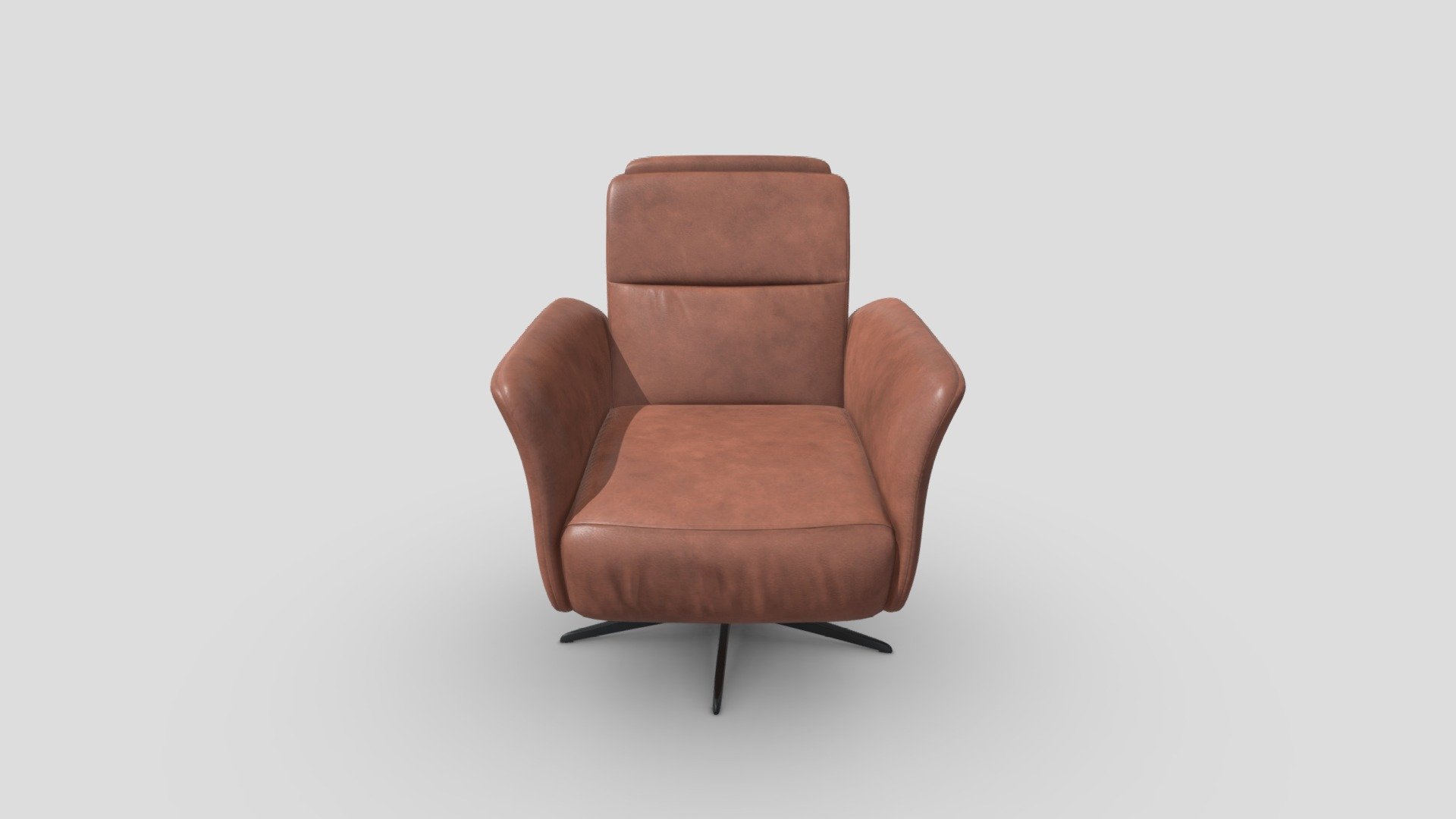 Brighton Recliner Brown — Sketchfab embed 3D viewer