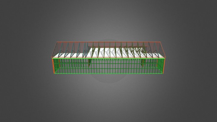 TRUSS DESIGN - LOT 32 TAUKAHIWI ROAD 3D Model
