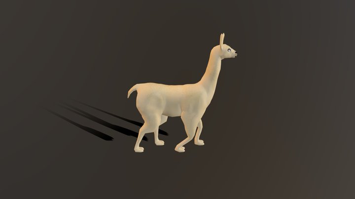 Llama 3D Model