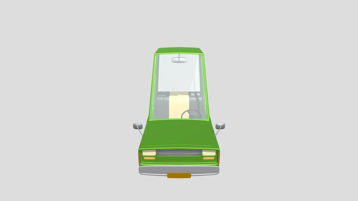 Cartoon_Car 3D Model