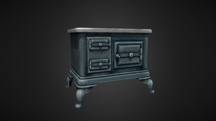 Kitchen Stove 3D Model