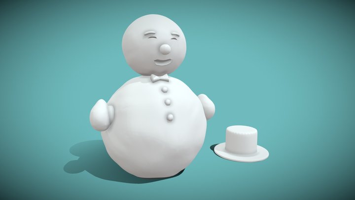 Snowman - 3D Print Ready