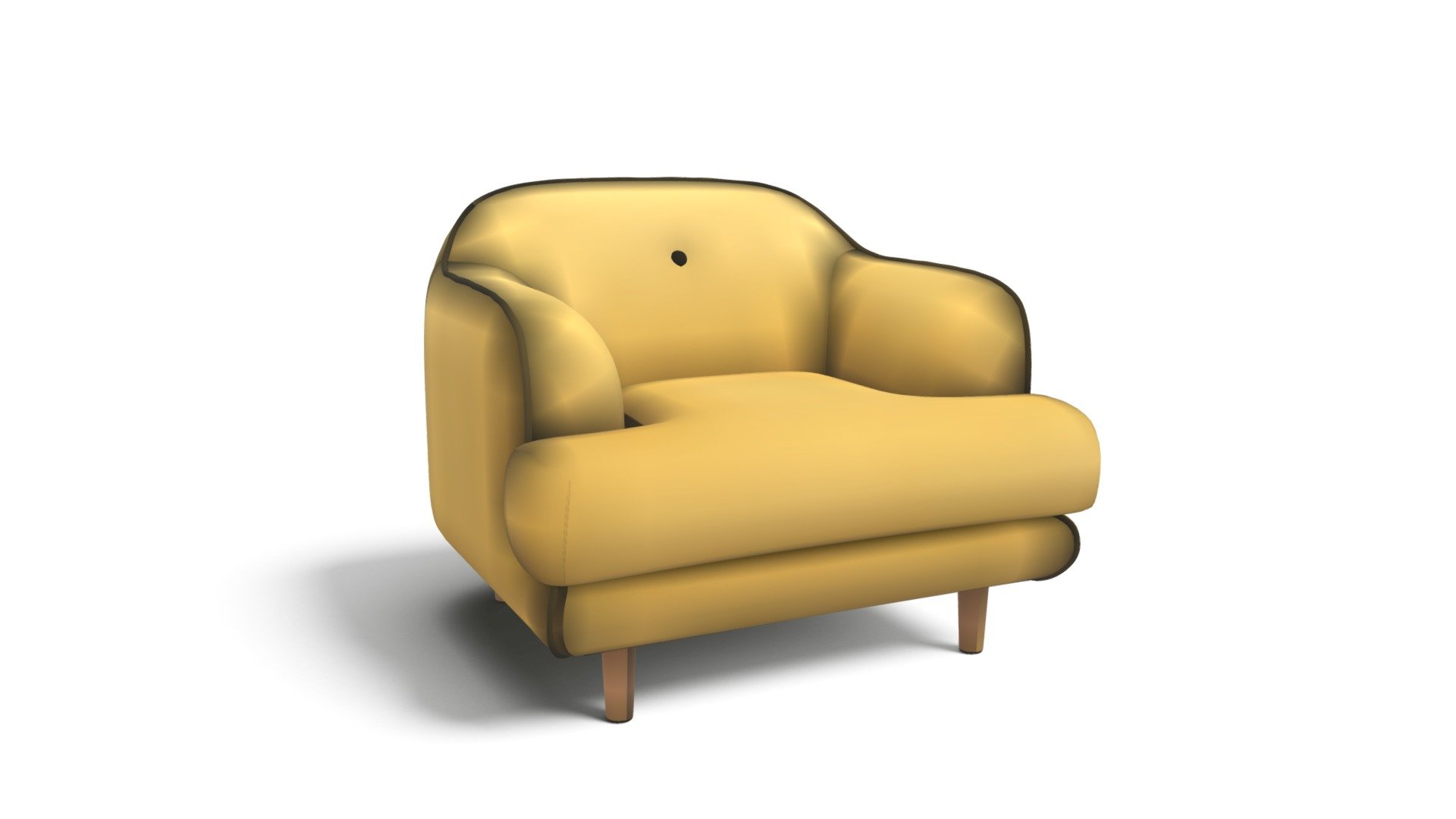 Gracie Armchair, Butterscotch Yellow