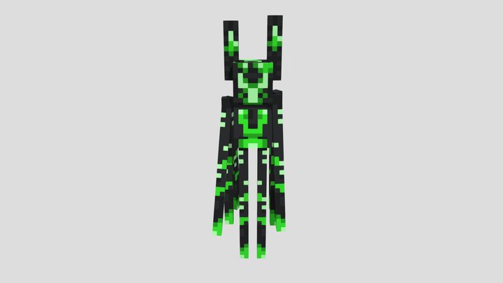 acid Enderman 3D Model