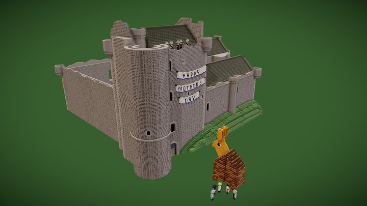 Doune Castle 3D Model