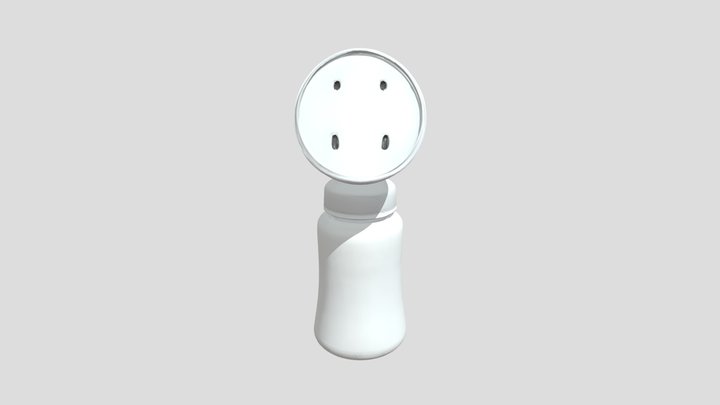 manual breast pump 3D Model