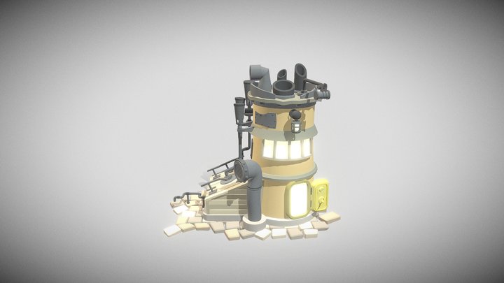 Tower [XYZ School HW] Detailing 3D Model