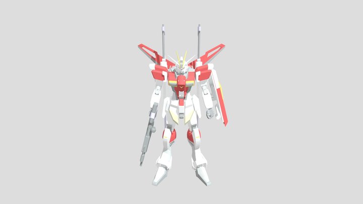 Gundam Force Impulse 3D Model