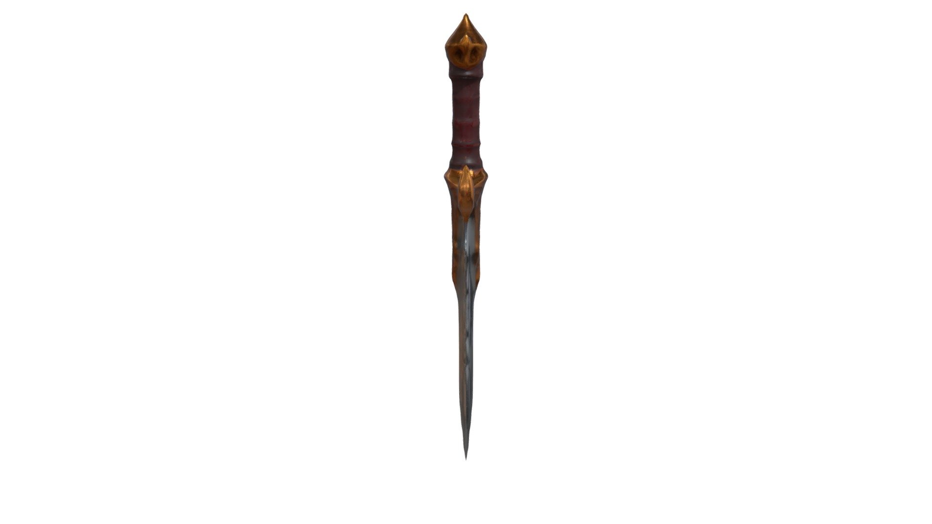 Intricately designed fantasy sword with ornate - 3D model by ...