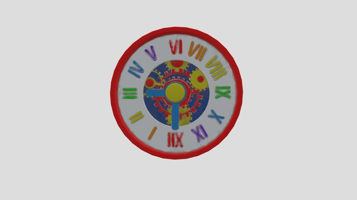 Poppy Playtime Chapter 2 Spin Clock 3D Model