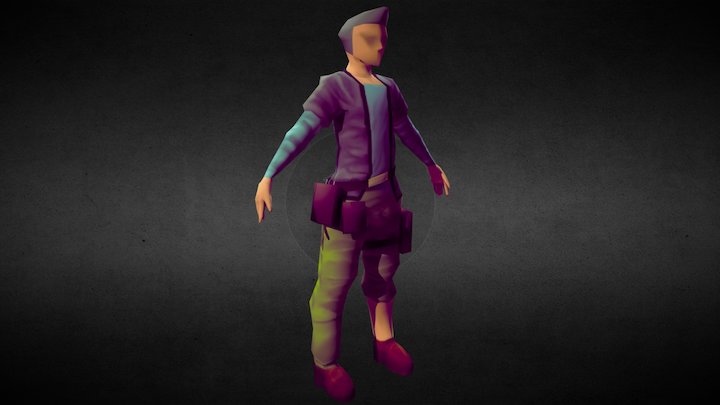 android game character 3D Model