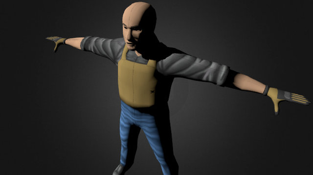 Policial Federal 3D Model