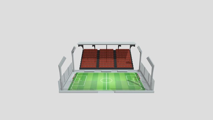 stadio da calcio 3D Model