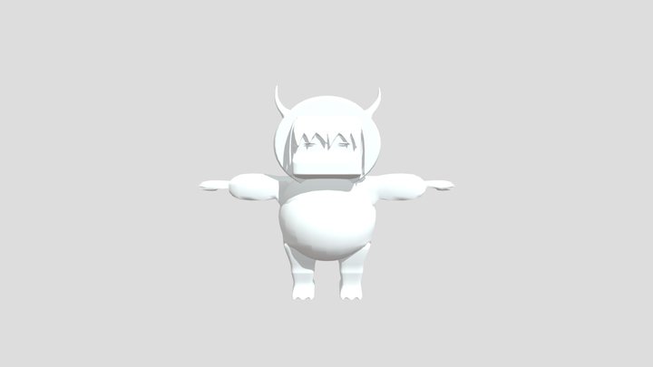 HumanoidDragon 3D Model