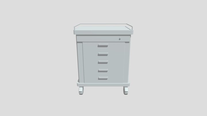 Desk 3D Model