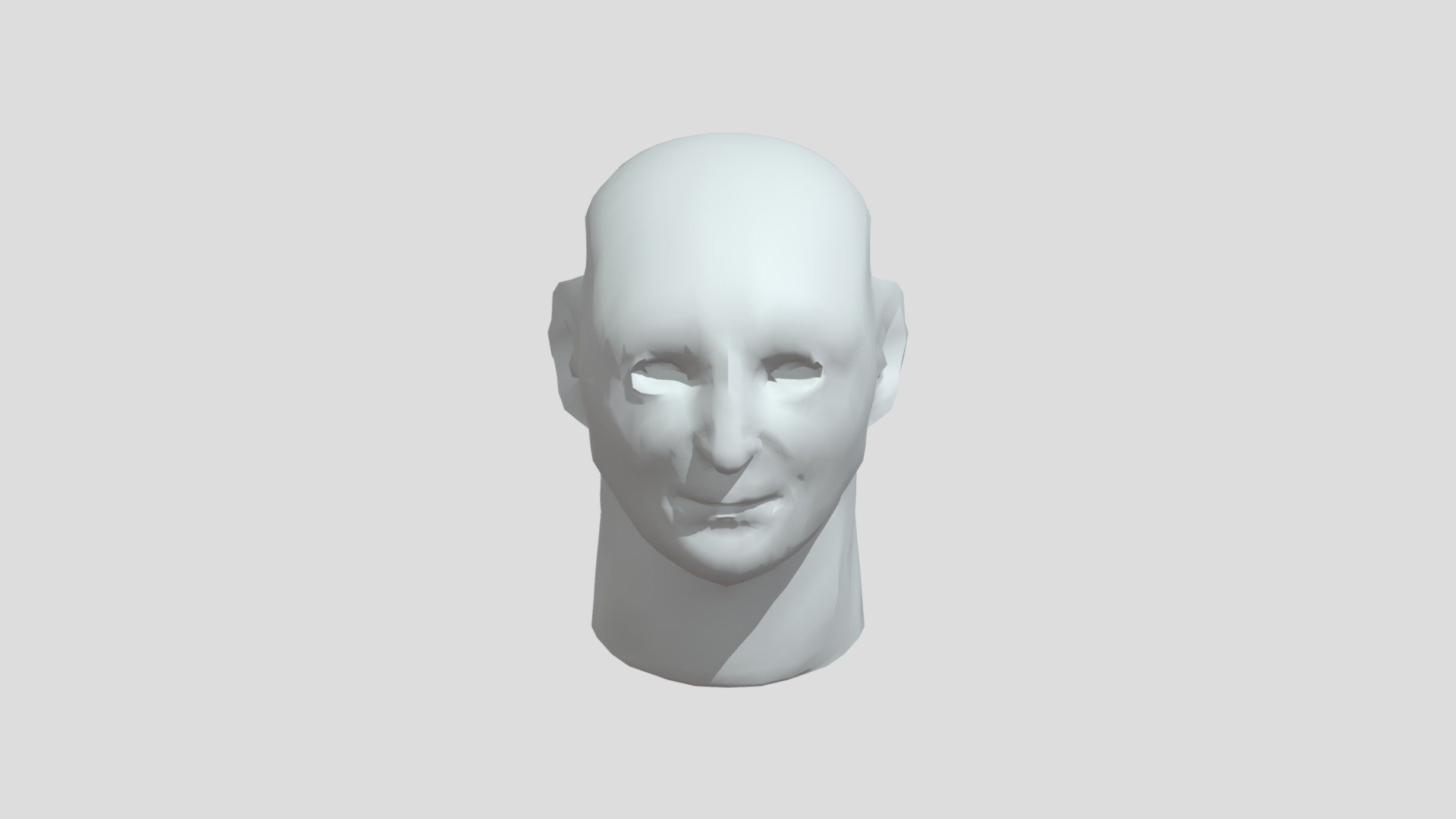 First Ever Retopologised Head