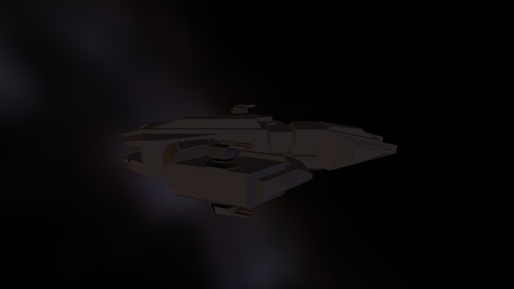 Gunship 01 3D Model