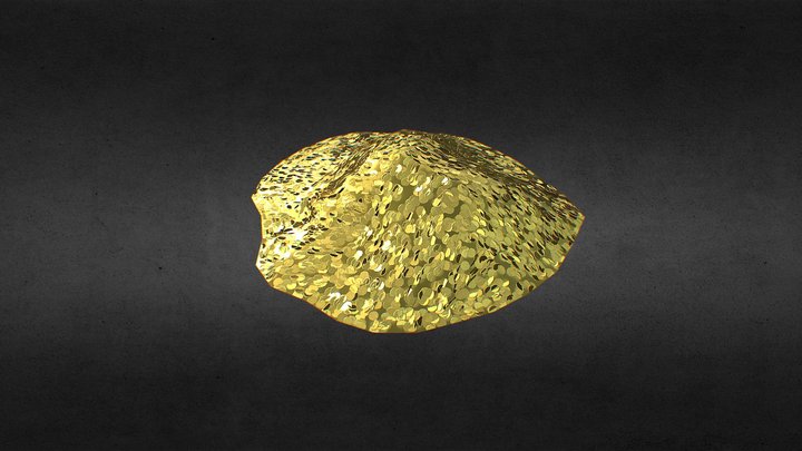 Gold Coins Mount 02 3D Model
