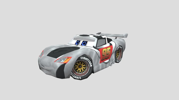 Lightning Mc Queen suicide mouse 3D Model