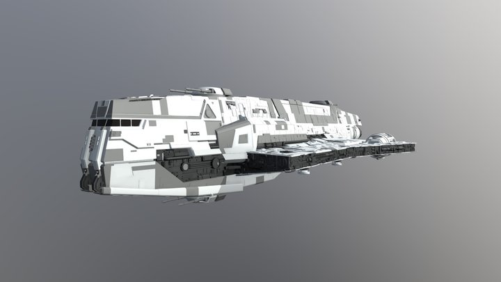 Gozanti Attack Cruiser 3D Model