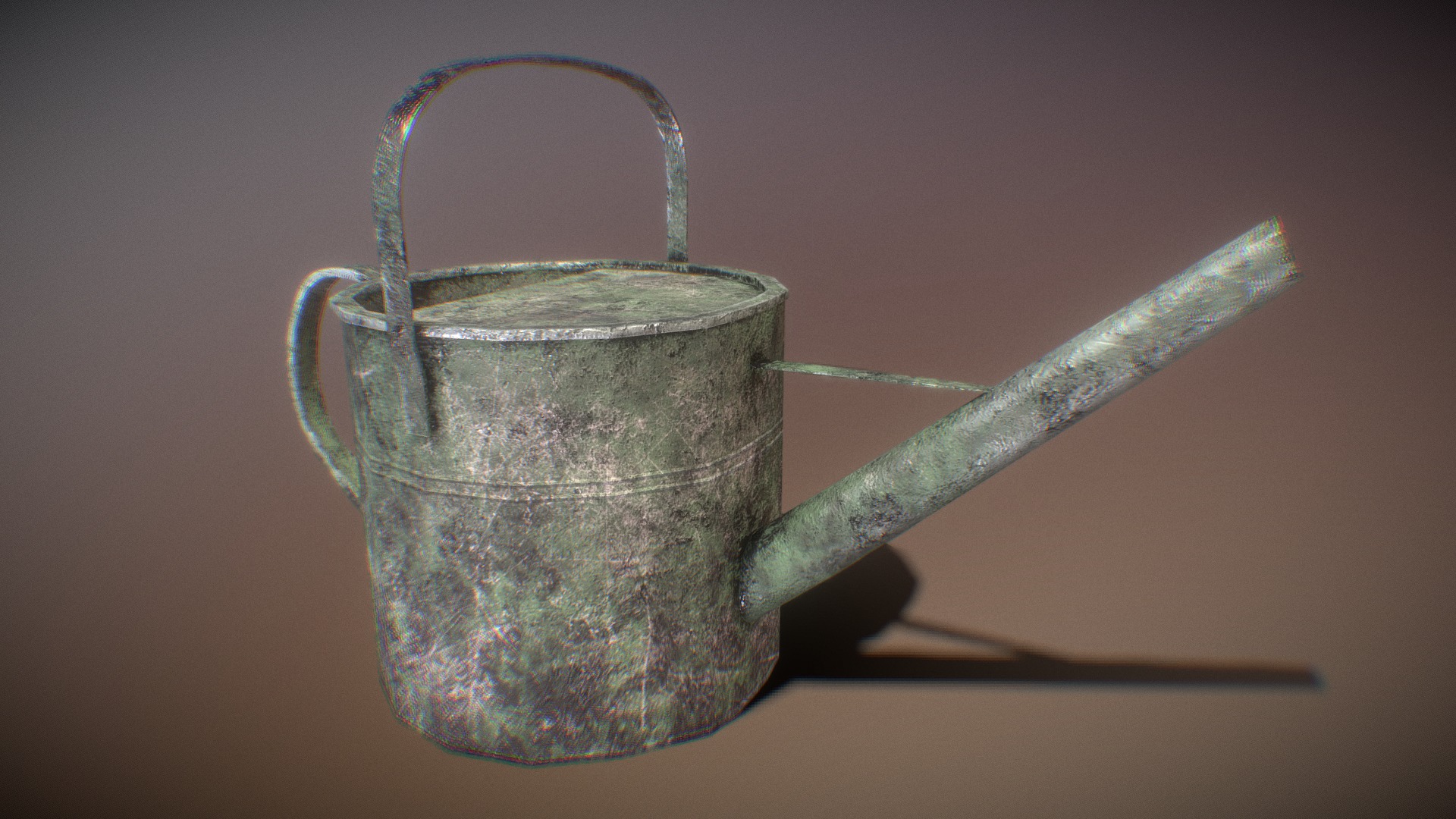 3D model Watering Can - This is a 3D model of the Watering Can. The 3D model is about a glass jar with a spoon.