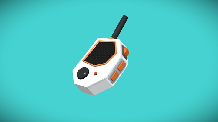 Walkie Talkie 3D Model