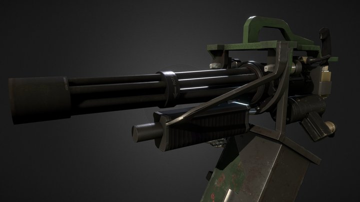 M134D "Epilator" 3D Model