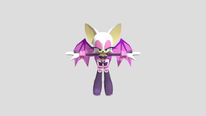 Rouge The Bat 3D Model