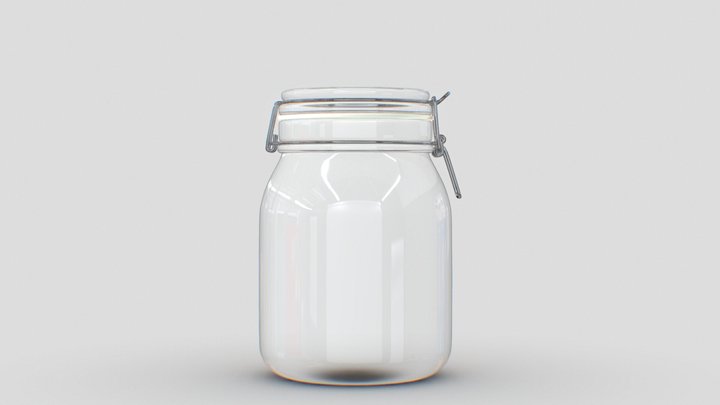 IKEA Korken Jar (34 oz) 3D Model