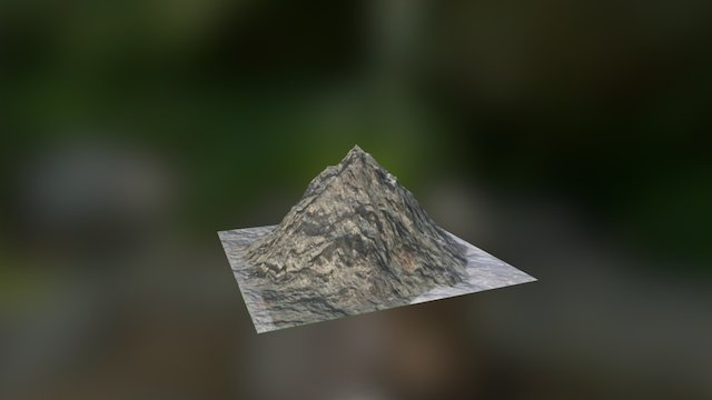 Mountain 2 (Textured) 3D Model