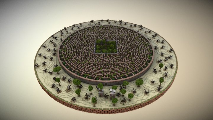 Map : labyrinthe 3D Model