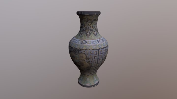 Asiatic Vase 3D Model