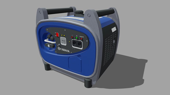 Portable Yamaha Generator – Light Duty 3D Model