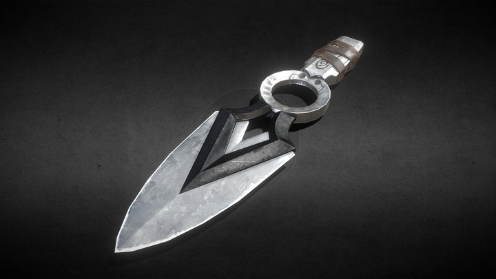 Jett Ult Knife Fan Art - Valorant 3D Model