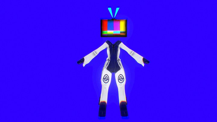 Tv Head 3D Model