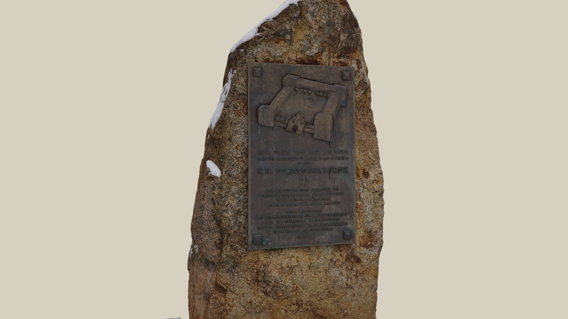 Gedenkstein — Sketchfab embed 3D viewer