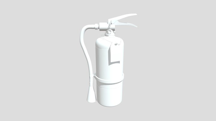 Fire Exstinguisher 3D Model