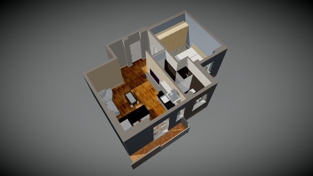 Ristrutturazione Appartamento a Milano 3D Model