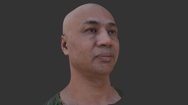 Patrick - Photoscanned Head 3D Model