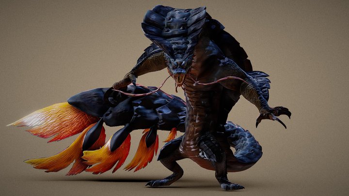 Almudron [Monster Hunter] 3D Model