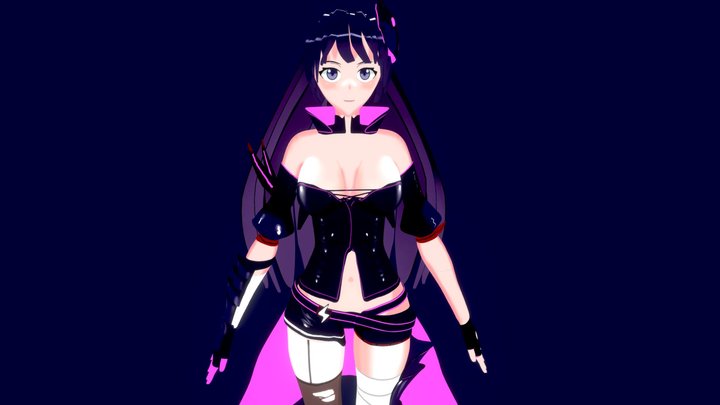 Vtuber  Empress Lightning 3D Model