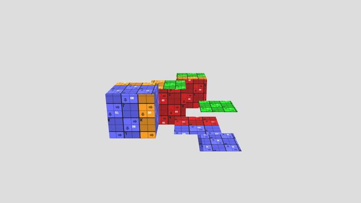 Cube_uv2 3D Model