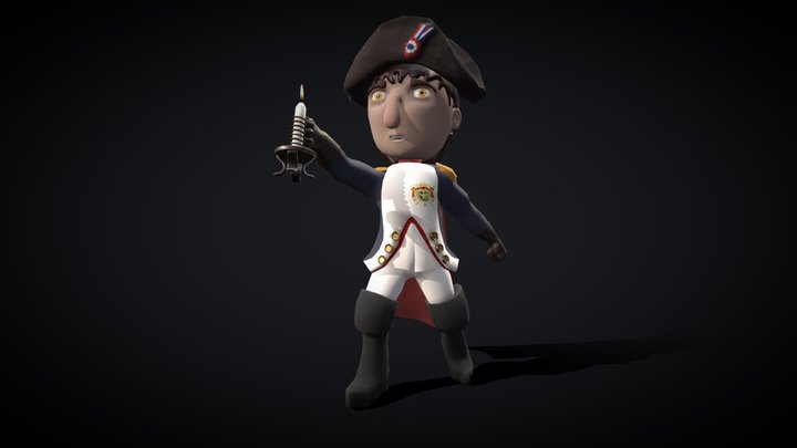 Napoleon's Chibi 3D Model