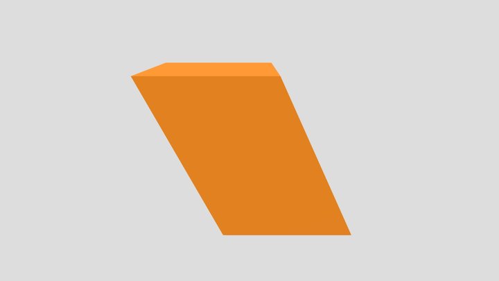 Параллелепипед 3D Model