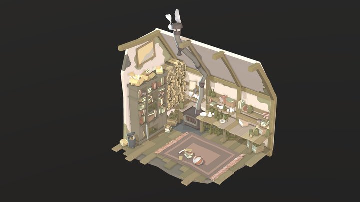 base color home_0_1 3D Model