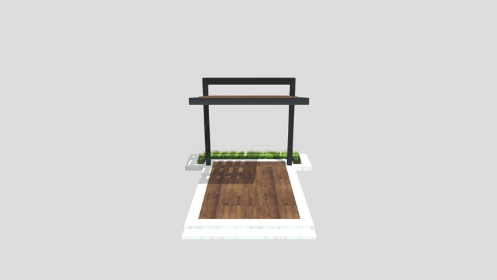 Pergola 3D Model